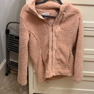Calvin Klein Collection Pink Fleece Jacket